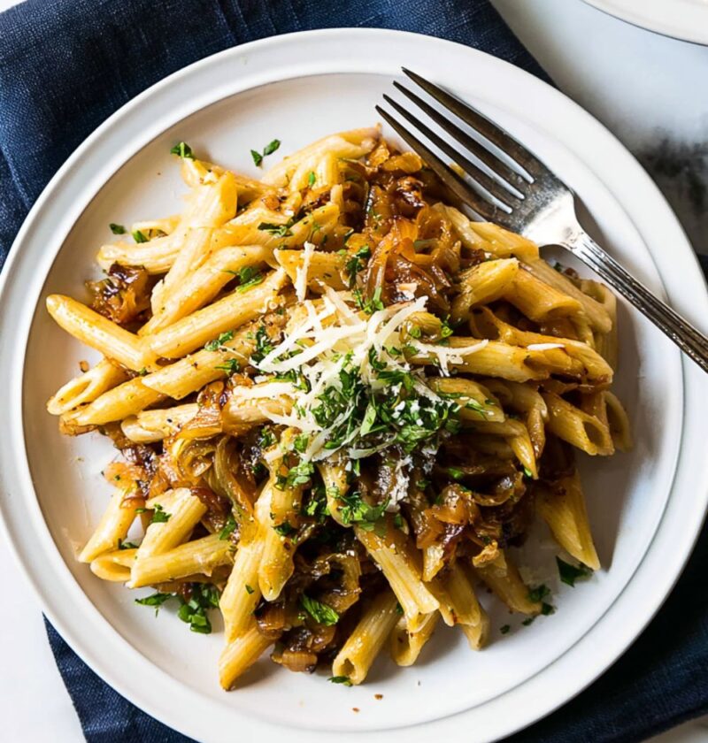 Pasta with Caramelized Onions