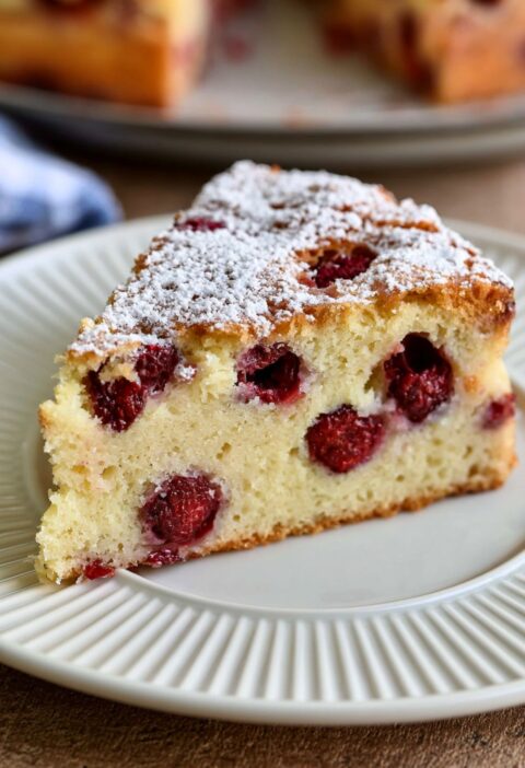 Raspberry Ricotta Cake