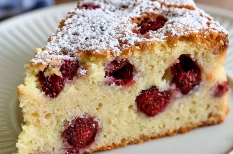 Raspberry Ricotta Cake