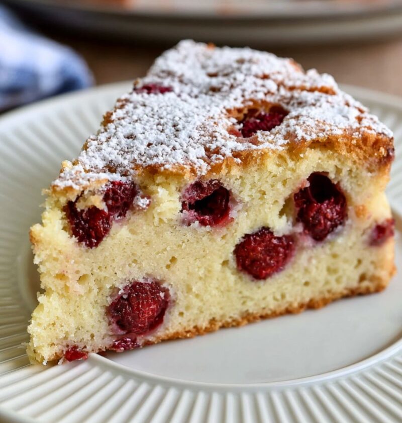 Raspberry Ricotta Cake