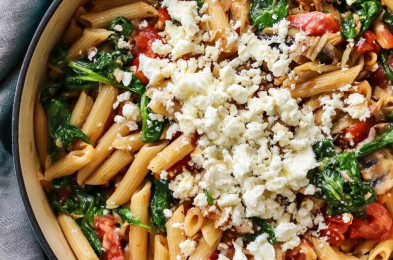 Spinach Feta Pasta
