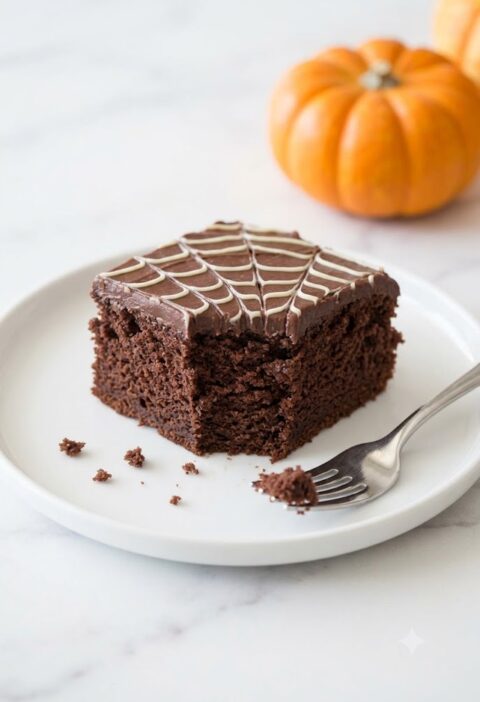Spider Web Cake
