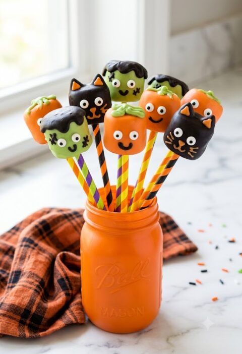 Ghost Marshmallow Pops