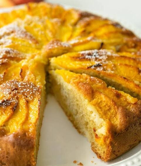 Italian Peach Cake Recipe