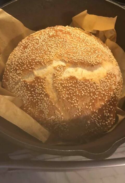Classic Italian Bread With Sesame Seeds Recipe