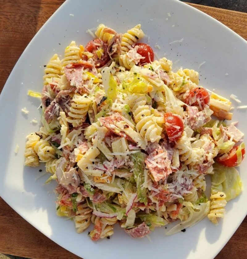 Easy Chopped Italian Pasta Salad Recipe