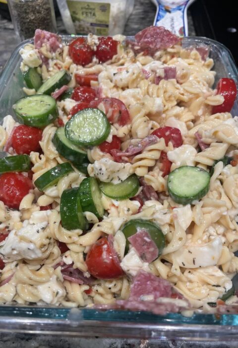 Easy Gluten Free Italian Pasta Salad