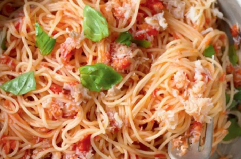 Angel’s Hair with Crab