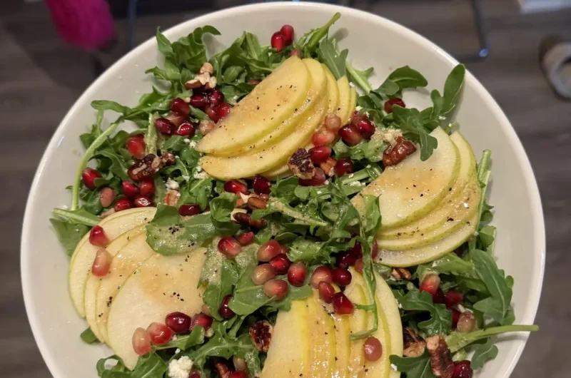 Arugula Pear Parmesan Salad