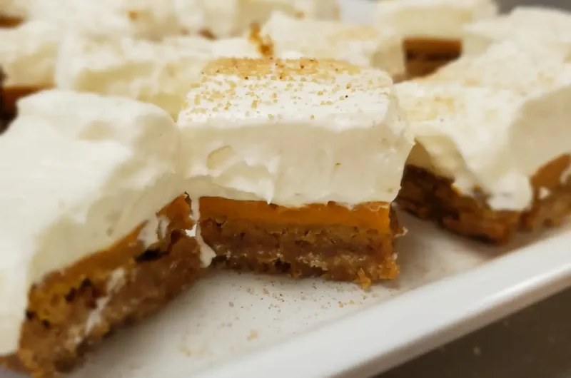 Easy Italian Ricotta Pumpkin Bars