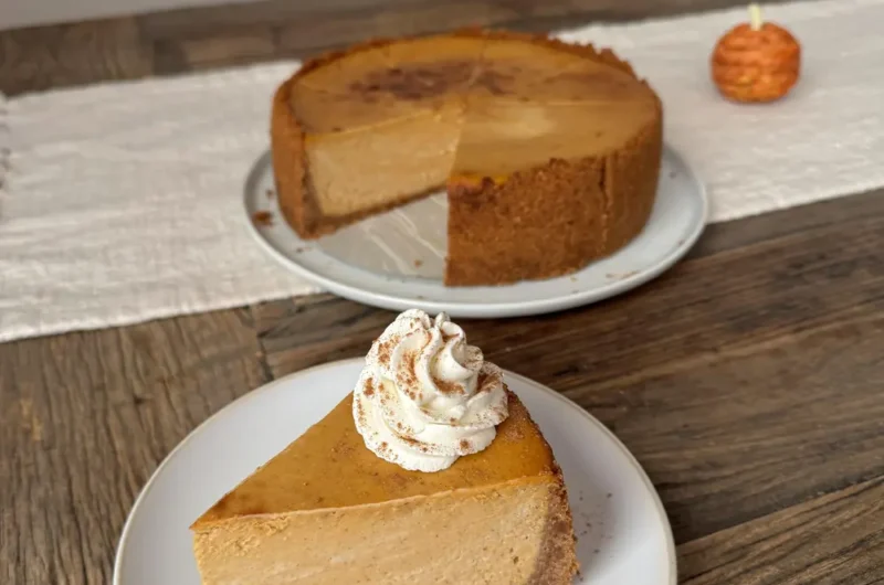 Easy pumpkin cheesecake