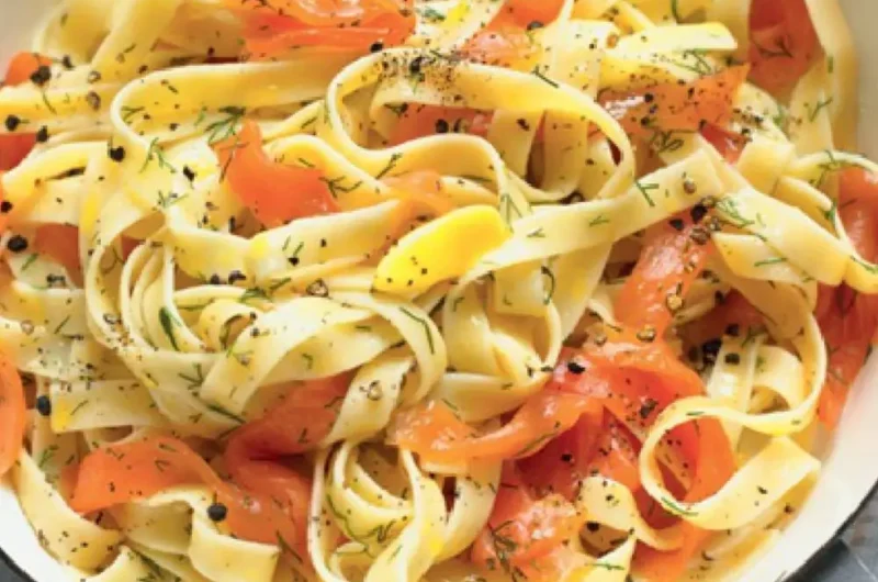 Fettuccine with Smoked Salmon