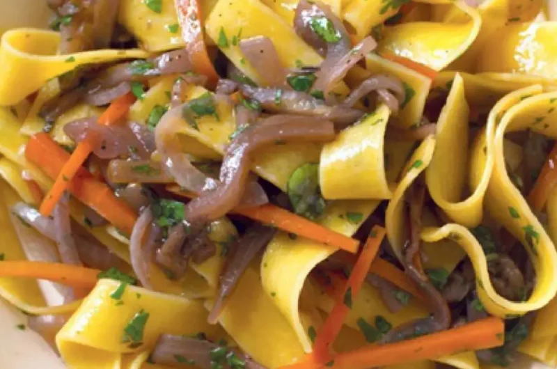 Maltagliati with Eggplant Sauce