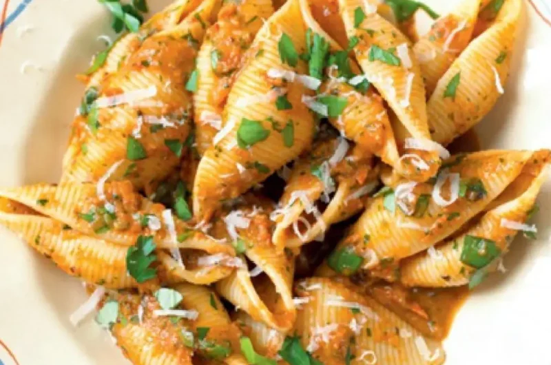 Orecchioni with Piquant Sauce
