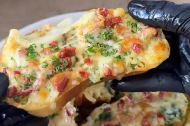 Oven Baked Egg Toast with Sucuk