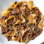 Orecchiette with Lamb Ragout