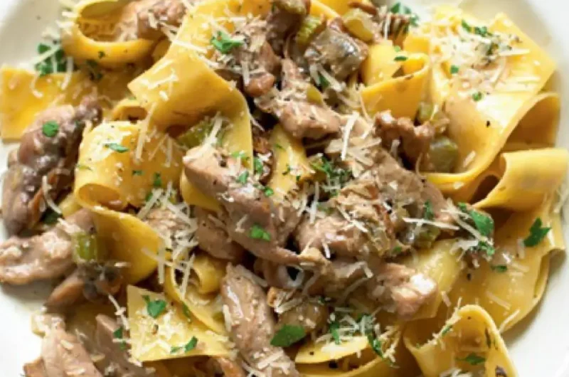 Pappardelle with Quail Sauce