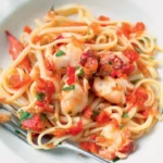 Square Spaghetti with Garlic and Anchovy