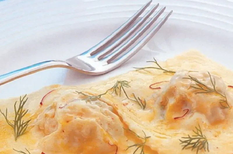 Ravioloni with Fish