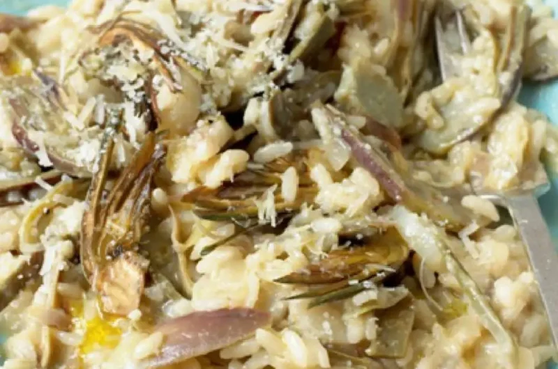 Risotto with Two Artichokes