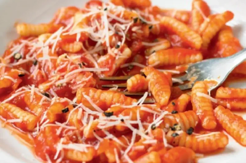 Sardinian Gnocchi with Tomato Sauce